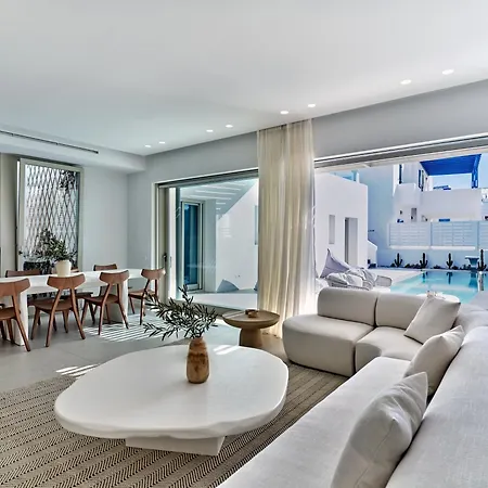 Walk To Naousa, 5br Pool Villa,villa Yagha Βίλα *